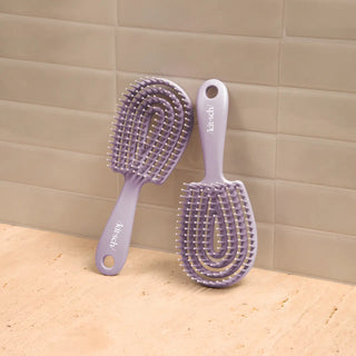 Kitsch Mini Detangling Flexi Brush - Soft Violet