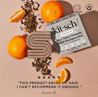 Kitsch Rice Water Protein Solid Shampoo Bar