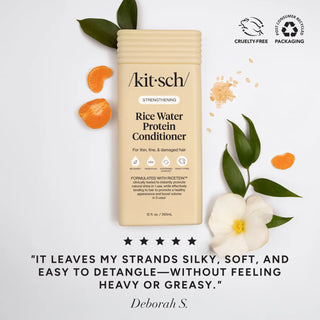 Kitsch Strengthening Rice Water Liquid Shampoo and Conditioner Set