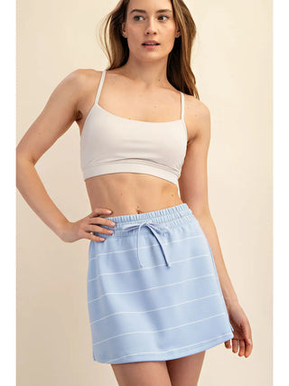 Lucie Modal Stripe Skort