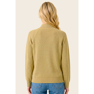 Mock Neck Button Down Sweater Cardigan