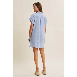 Nikki Twist Waist Shirt Dress
