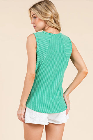 Ribbed Knit Tank Top