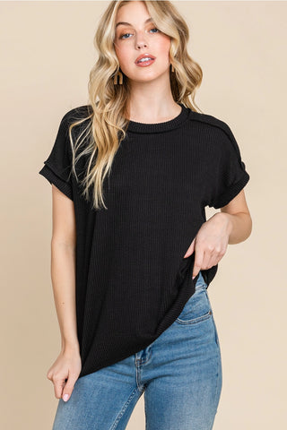 Ribbed Knit Top