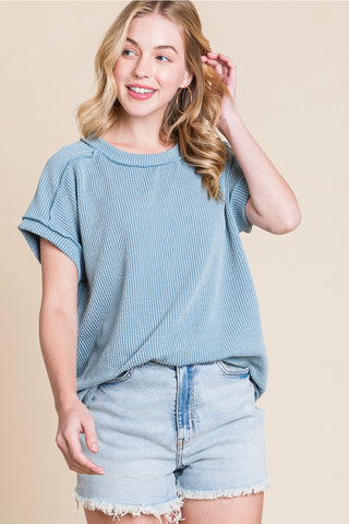 Ribbed Knit Top