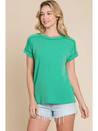 Ribbed Knit Top