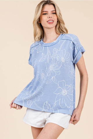Ribbed Knit Top