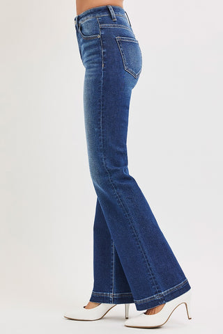 Risen Low Rise Flare Jeans