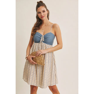 Scarlett Tencel Floral Mix Mini Dress