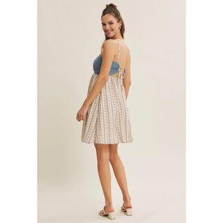 Scarlett Tencel Floral Mix Mini Dress
