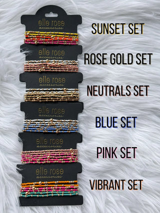 Seed Bead Bracelet Set