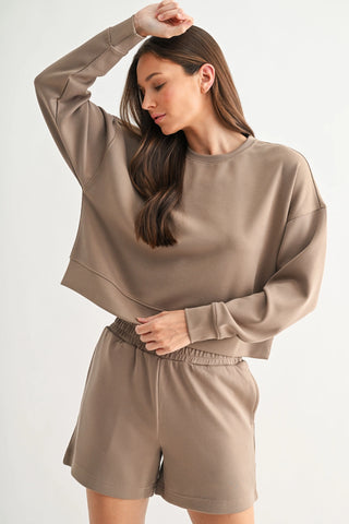 Sydnee Luxe Washed Ribbed Lounge Set