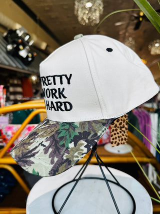 Too Pretty To Work This Hard Trucker Hat