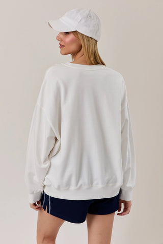 USA Embroidered Graphic Sweatshirt